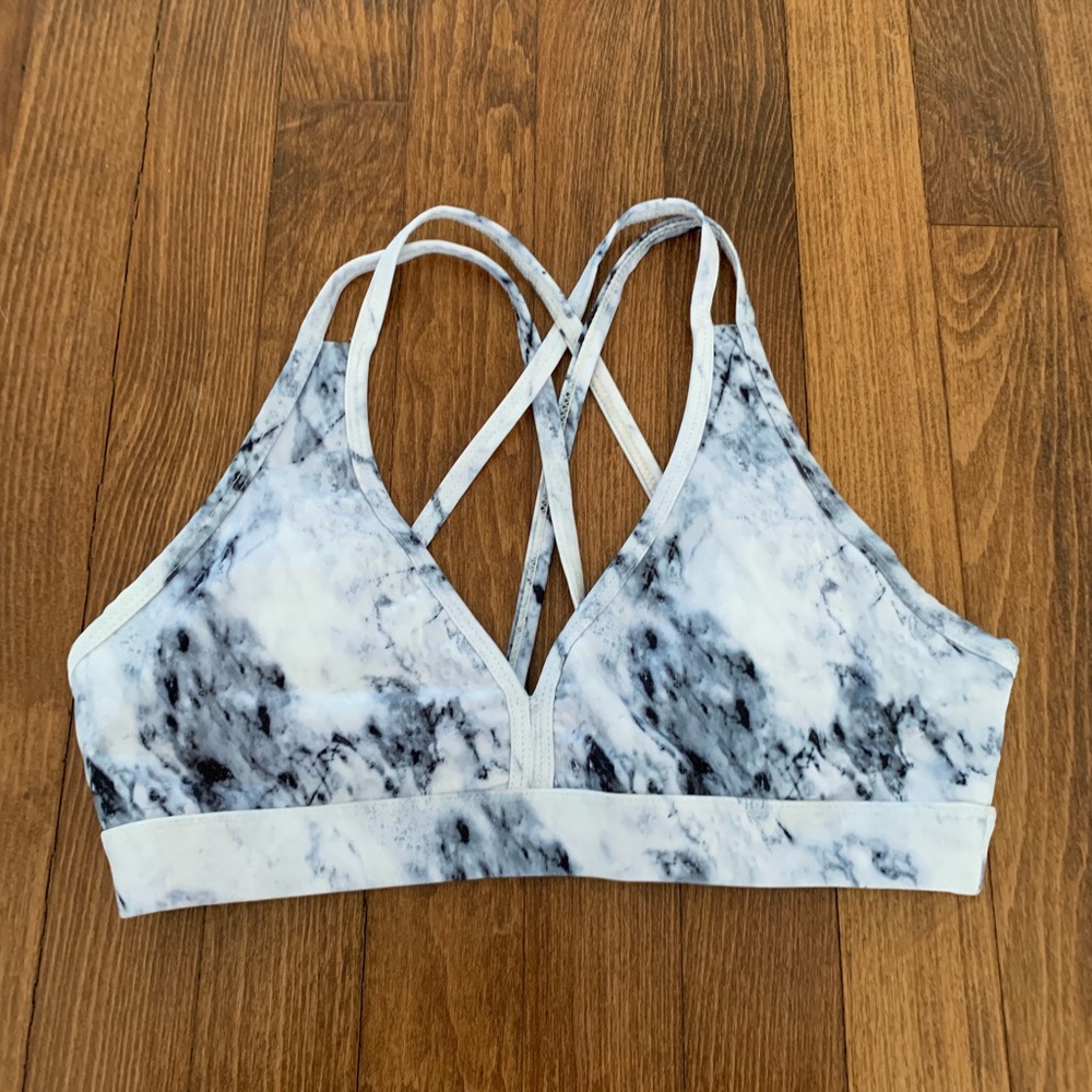 All Fenix Marble Criss Cross Sports Bra